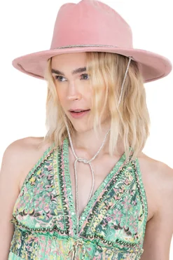 Sombrero fedora ajustable