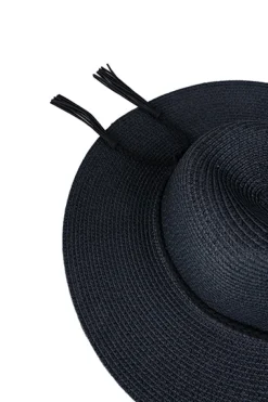 Sombrero fedora cinta trenzada