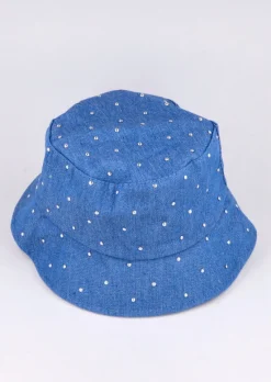 Sombrero pescador aplicaciones brillos