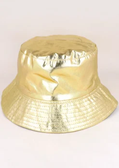 Sombrero pescador metálico