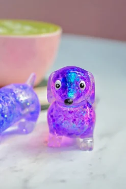 Squishy perrito glitter