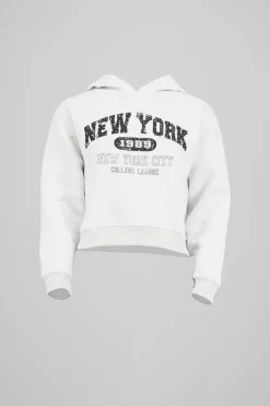 Sudadera corta new york