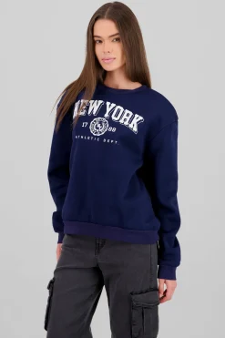 Sudadera estampada New York