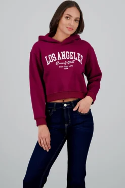 Sudadera estampado los angeles