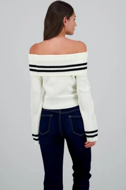 Sueter bandeau detalle rayas