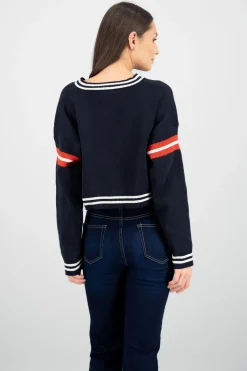 Sueter contraste con parche