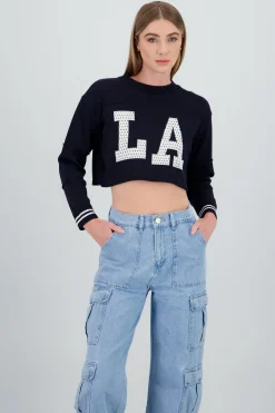 Sueter los angeles detalle calado