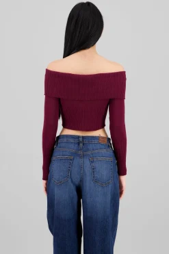 Sueter manga larga cierre