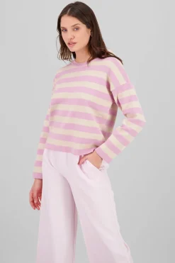 Sueter rayas tacto suave