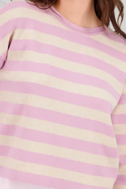 Sueter rayas tacto suave