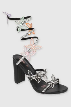 Tacón Mariposas Brillos