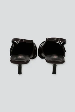 Tacón puntl kitten slingback hebilla mini