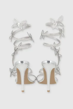 Tacón Serpiente Mariposas