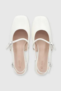 Tacon bajo maryjane slingback