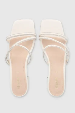 Tacon mula tiras borde brillos