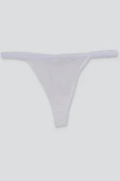 Tanga mesh liso encaje