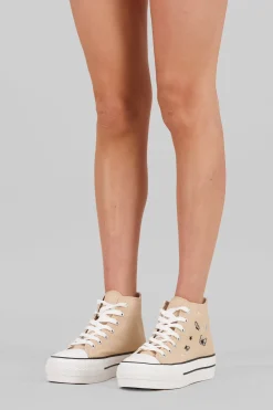 Tenis canvas mini mariposas