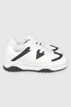 Tenis chunky contrastes