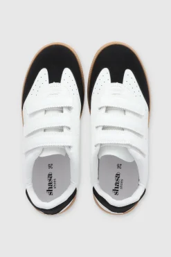 Tenis clasico velcro contrastes