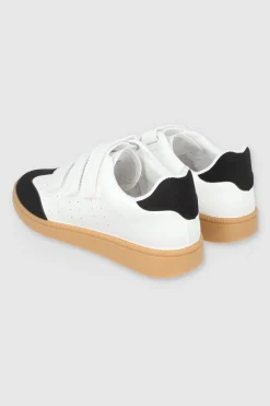 Tenis clasico velcro contrastes