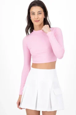 Top Acanalado Manga Larga