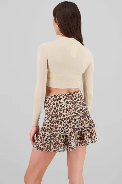 Top Acanalado Manga Larga