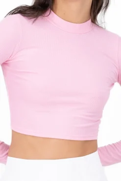 Top Acanalado Manga Larga