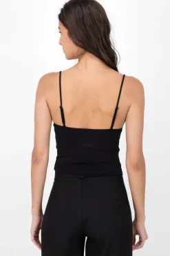 Top Con Copas Tirantes Doble Tela