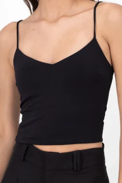 Top Con Copas Tirantes Doble Tela