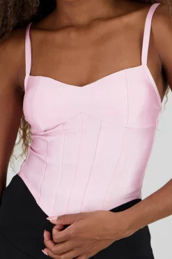 Top corset tirantes