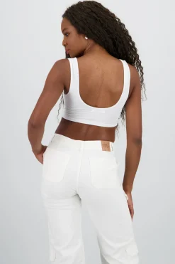 Top corto escote en V