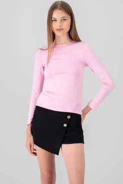 Top doble manga larga