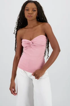 Top fruncido off shoulder