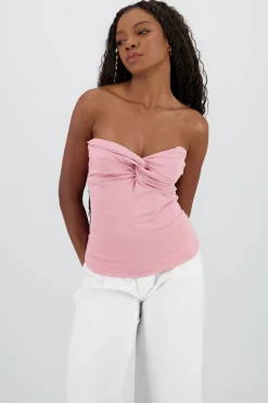 Top fruncido off shoulder