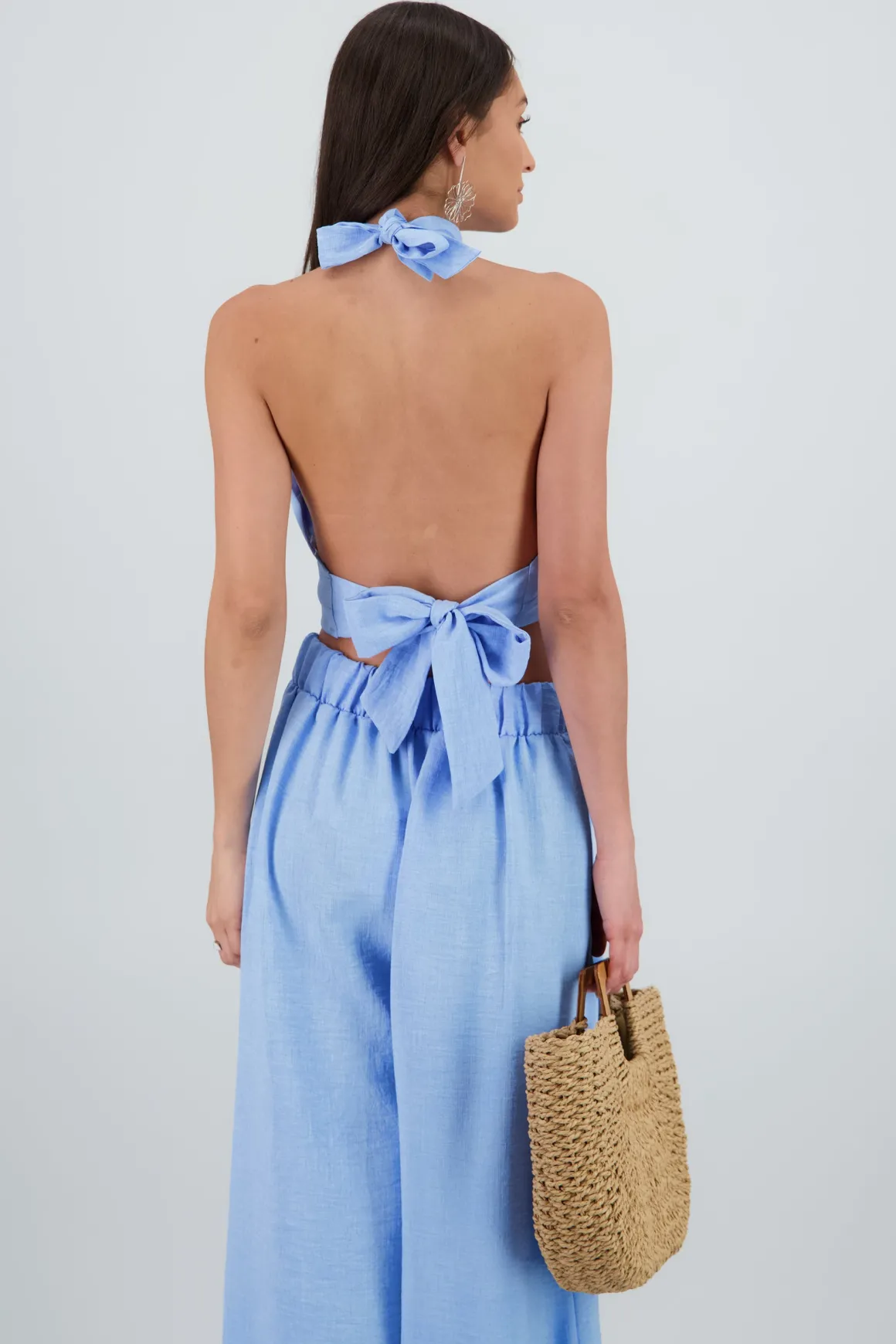 Top halter detalle pinzas