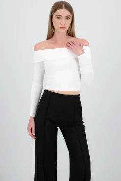 Top hombros descubiertos