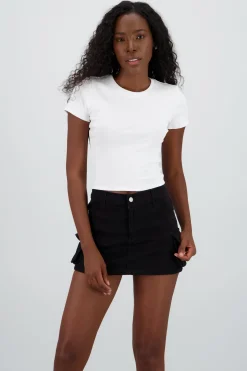 Top Manga Corta Cropped