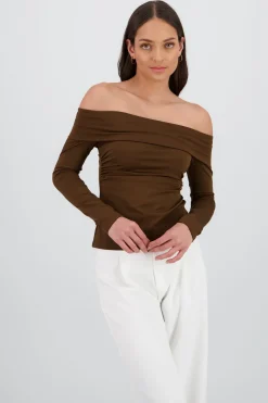 Top manga larga con dobles escote Hypsters