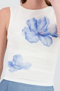 Top mesh flor degradado