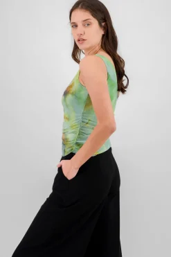 Top off shoulder mesh