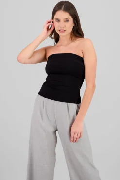 Top plisado del busto liso