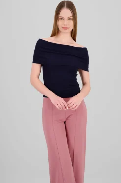 Top rib strapples doblez