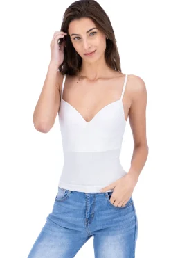 Top seamless acanalado copas