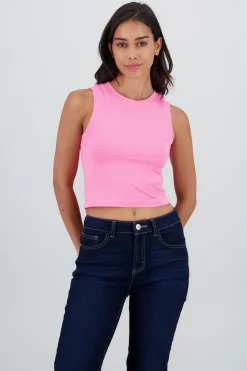 Top Seamless Liso Sin Mangas