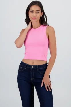 Top Seamless Liso Sin Mangas