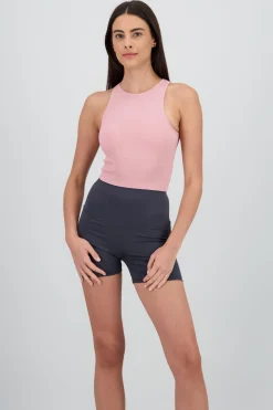 Top sin manga seamless cuello redondo