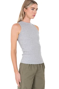 Top tank liso acanalado