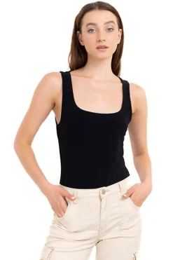 Top Tank Tejido Jacquard