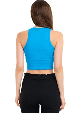 Top Tank Tejido Jacquard