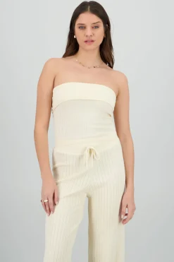 Top tejido strapless